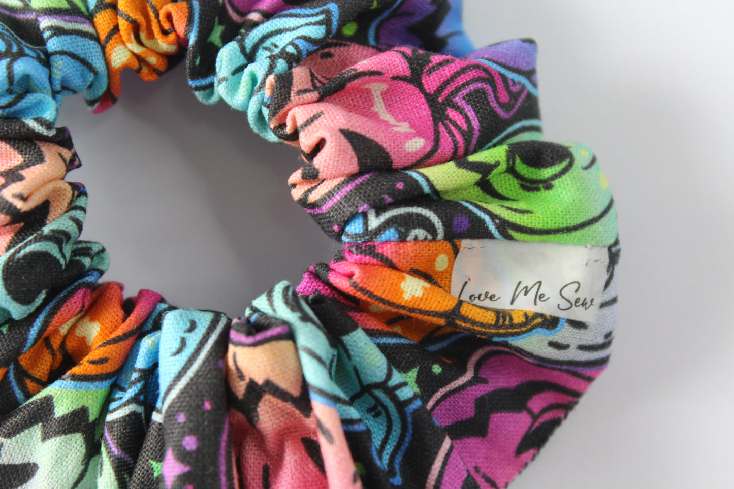 Spooky Jack-O’-Lanterns Halloween Small Scrunchies 2024