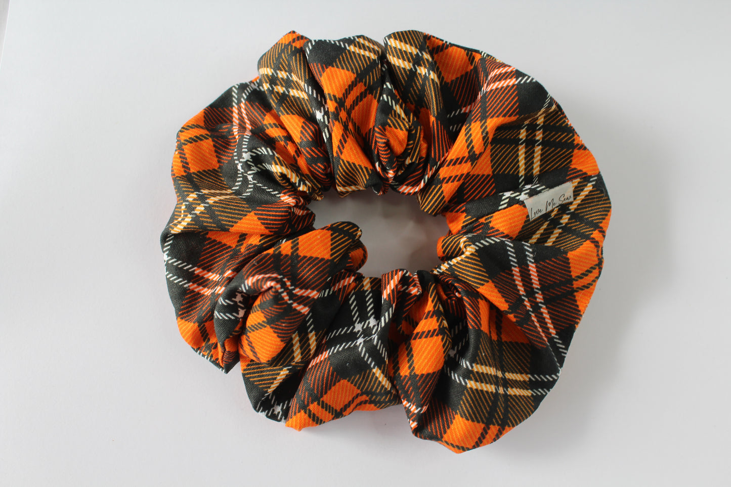 Plaid Halloween Large Scrunchies 2024