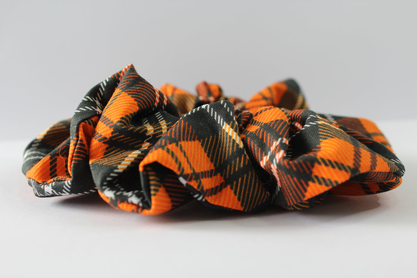 Plaid Halloween Large Scrunchies 2024