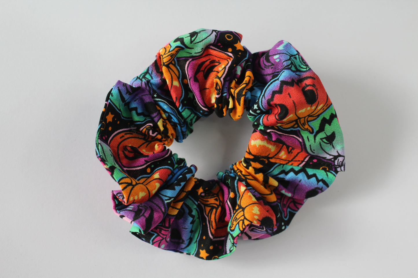 Spooky Jack-O’-Lanterns Halloween Regular Scrunchies 2023