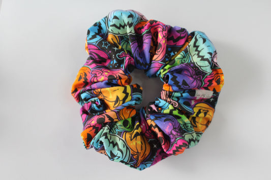 Spooky Jack-O’-Lanterns Halloween Large Scrunchie 2024