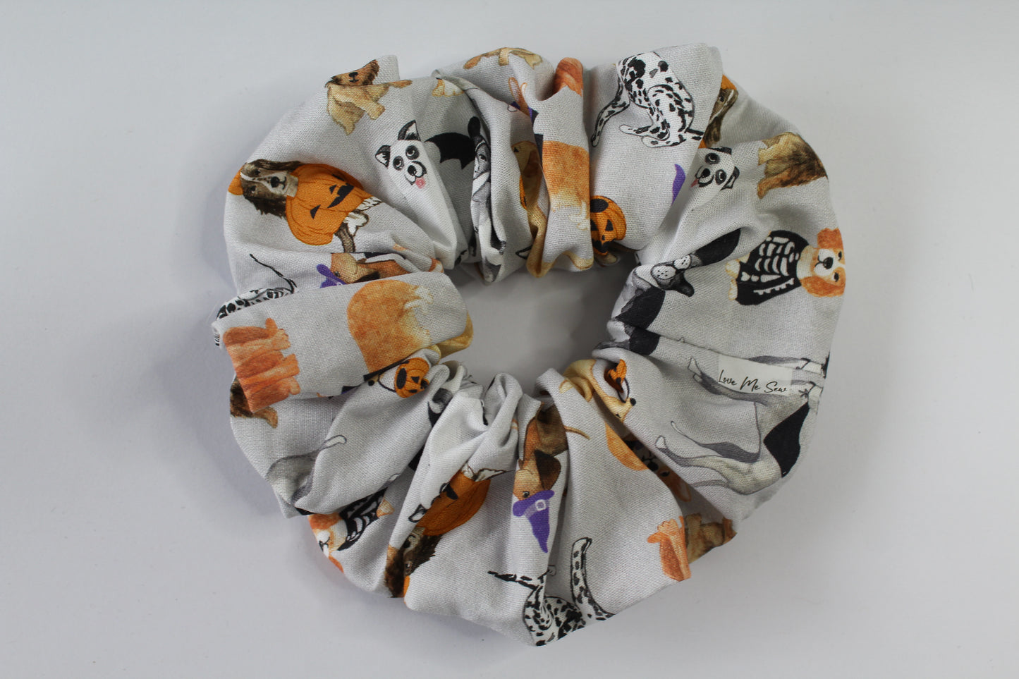 Trick or Treat Dogs Halloween Large Scrunchies 2024