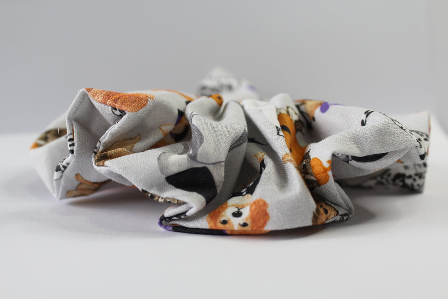 Trick or Treat Dogs Halloween Large Scrunchies 2024