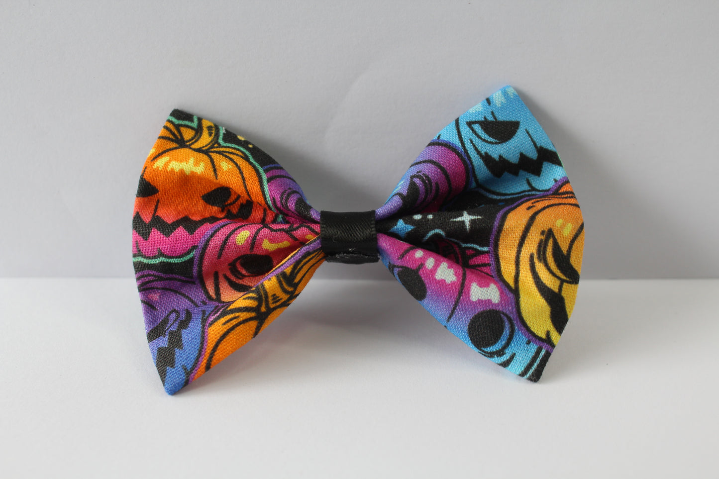 Spooky Jack-O’-Lanterns Halloween Small Bow 2024