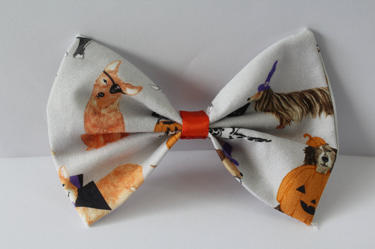 Trick or Treat Dogs Halloween Medium Bow 2024