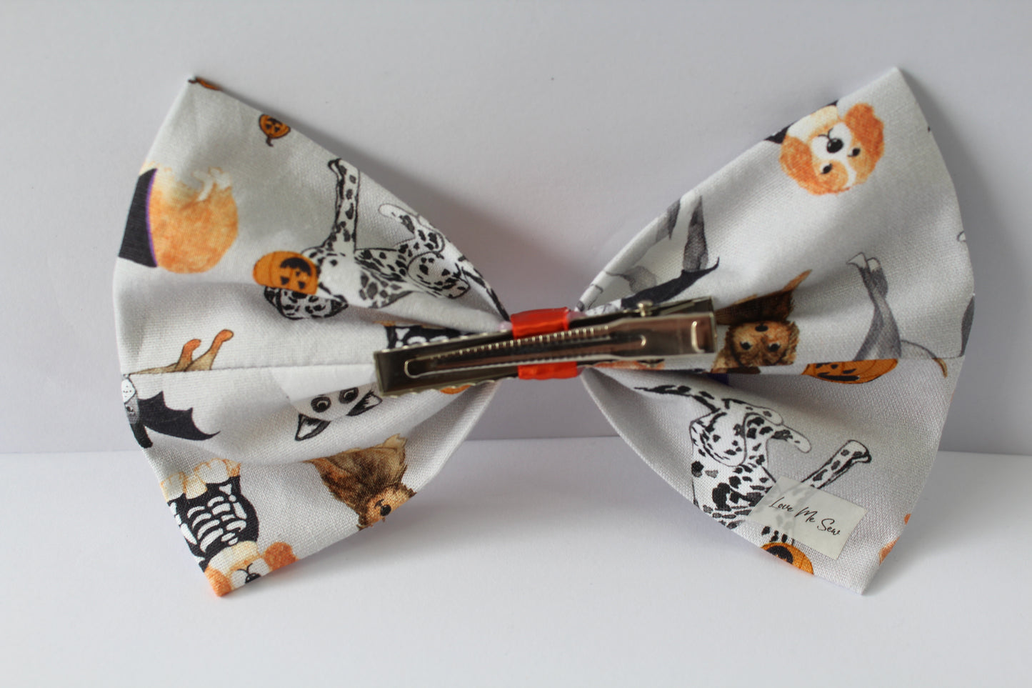 Trick or Treat Dogs Halloween Large Bow 2024