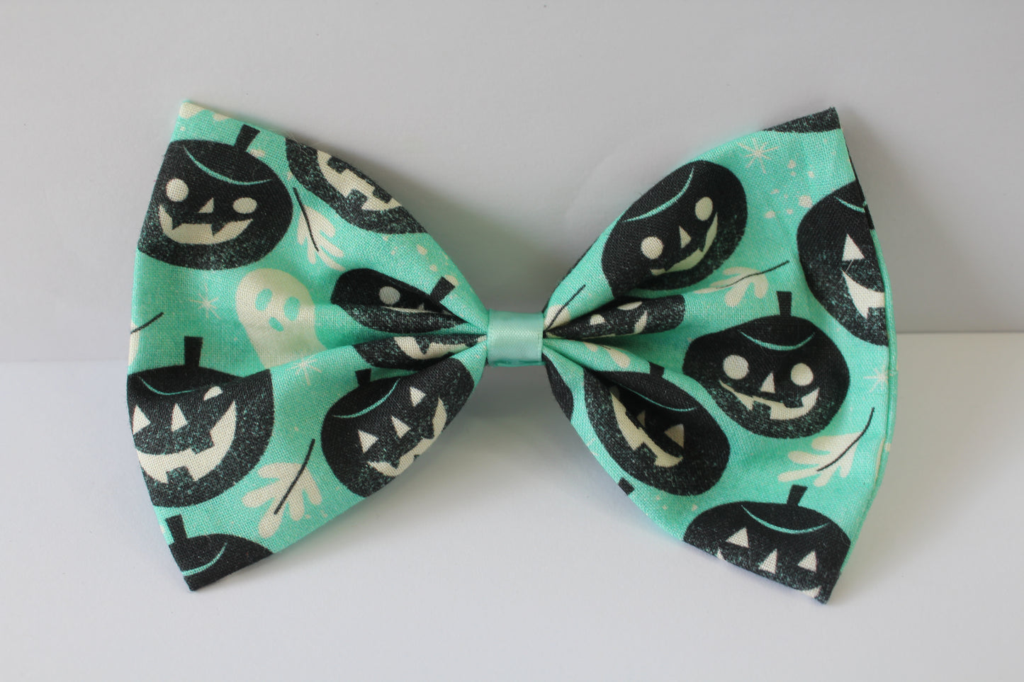 Spooky Halloween Mint Green Large Bow 2024