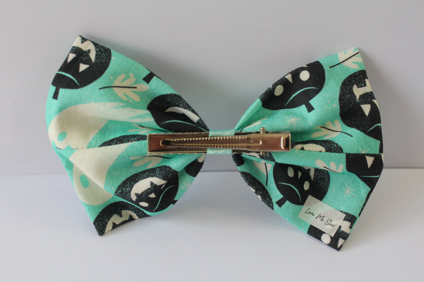 Spooky Halloween Mint Green Large Bow 2024