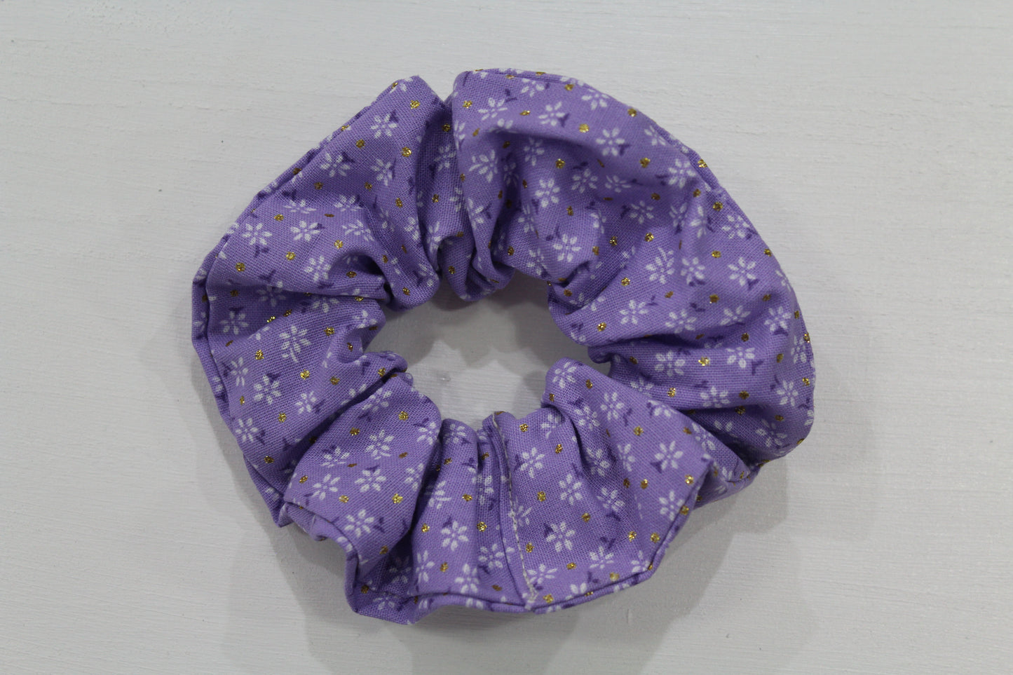 Olivia Purple Scrunchie