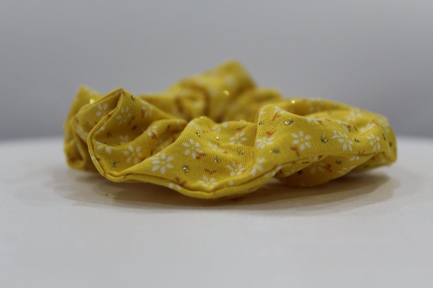 Olivia Yellow Scrunchie