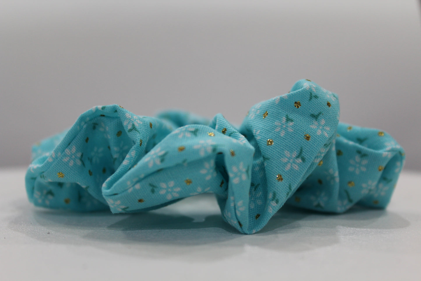 Olivia Light Blue Scrunchie