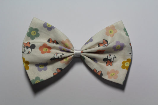 Minnie Mouse Flower Large Bow