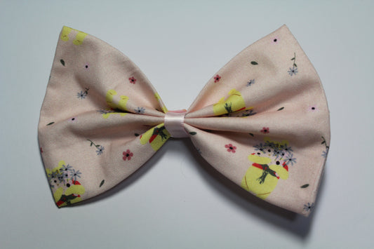 Pooh Bear Pink Large Bow