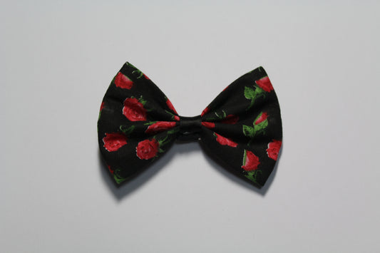 Black Rose Small Bow