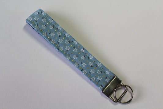 Olivia Dusty Blue Key Wristlet