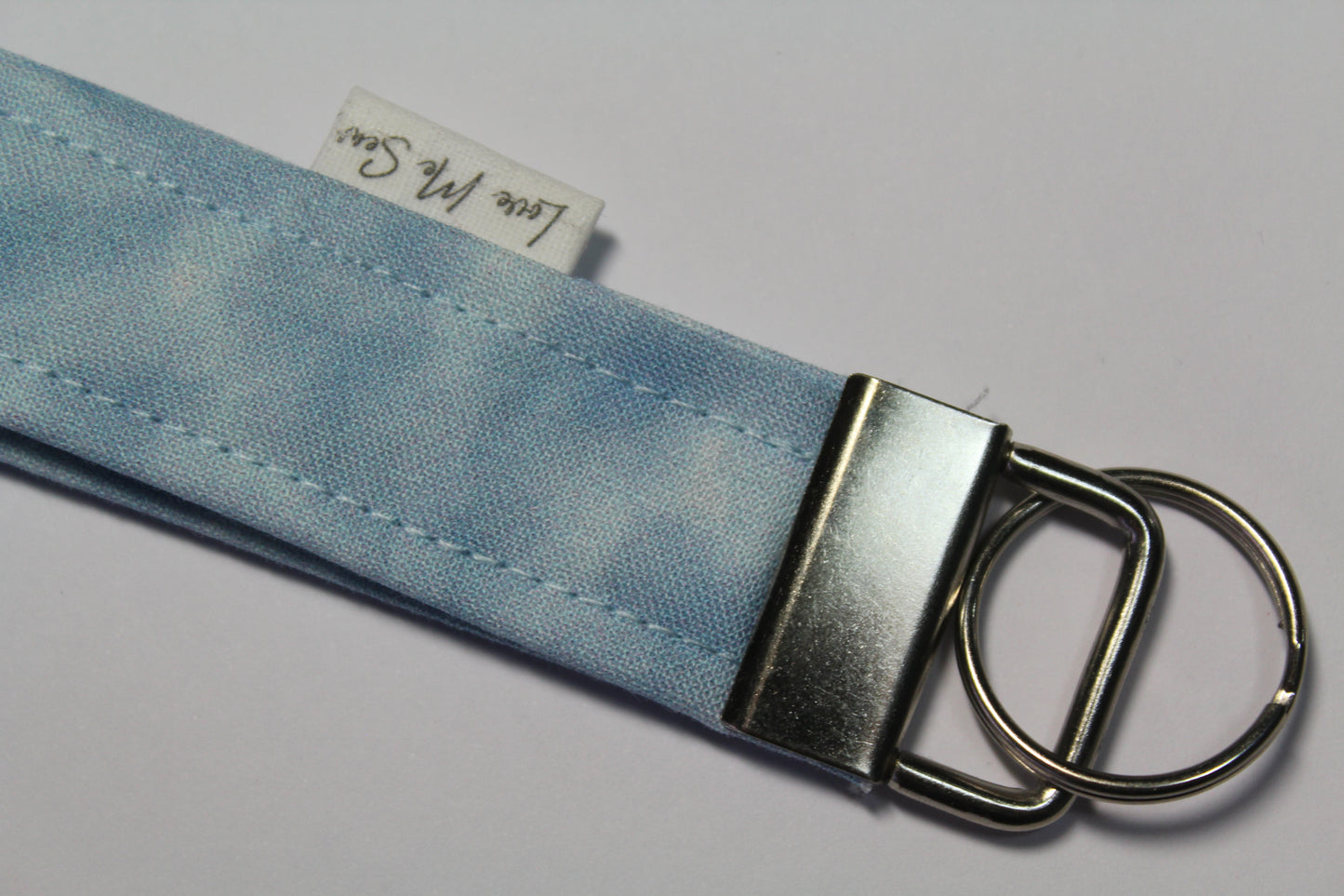 Isabella Sky Blue Key Wristlet