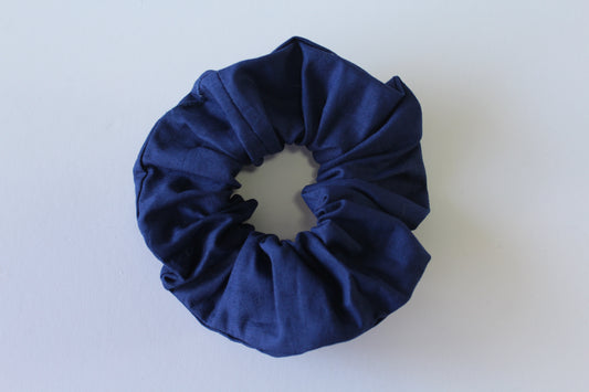 Dark Blue Scrunchie