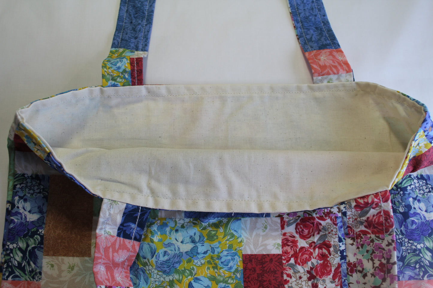 Floral Patchwork Tote Bag